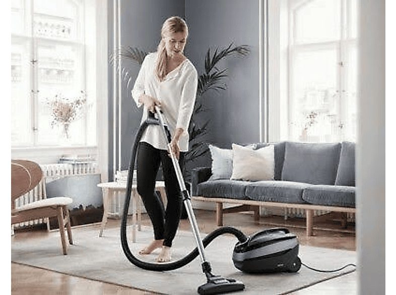 Aspirador con bolsa - NILFISK 128350614, 650 W, Potencia de succión 270 AirWatt, Depósito 3,1 l, Gris — foto 2