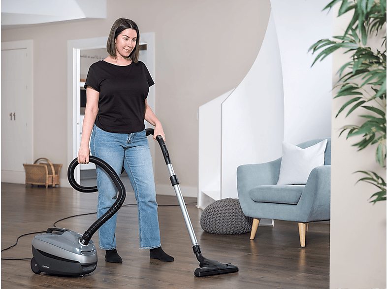 Aspirador con bolsa - NILFISK 128350614, 650 W, Potencia de succión 270 AirWatt, Depósito 3,1 l, Gris — foto 6