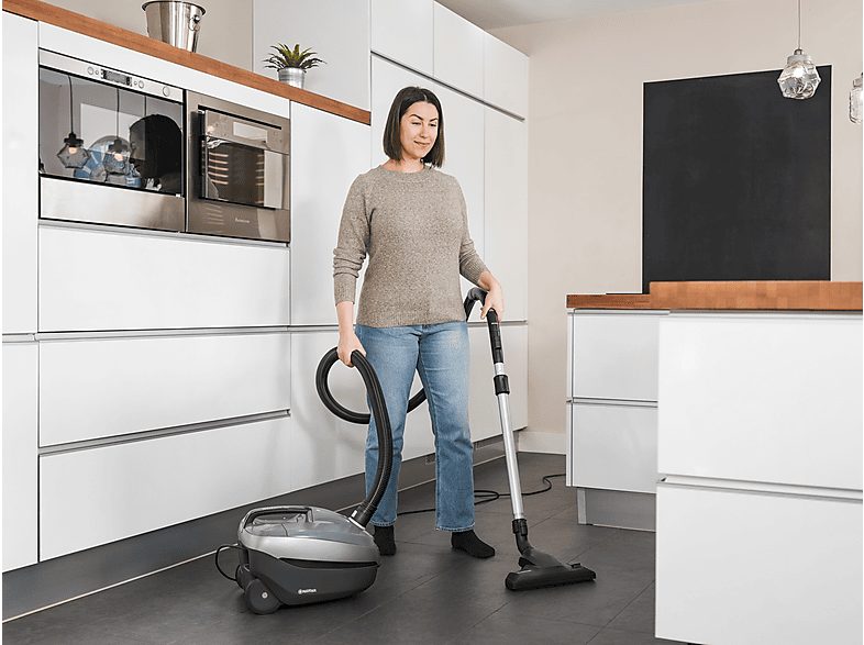 Aspirador con bolsa - NILFISK 128350614, 650 W, Potencia de succión 270 AirWatt, Depósito 3,1 l, Gris — foto 7