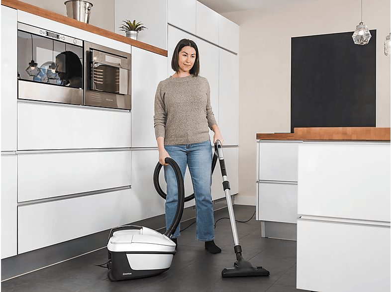 Aspirador con bolsa - NILFISK 128390130, 650 W, Potencia de succión 270 W, Depósito 3,6 l, Plata y negro — foto 7