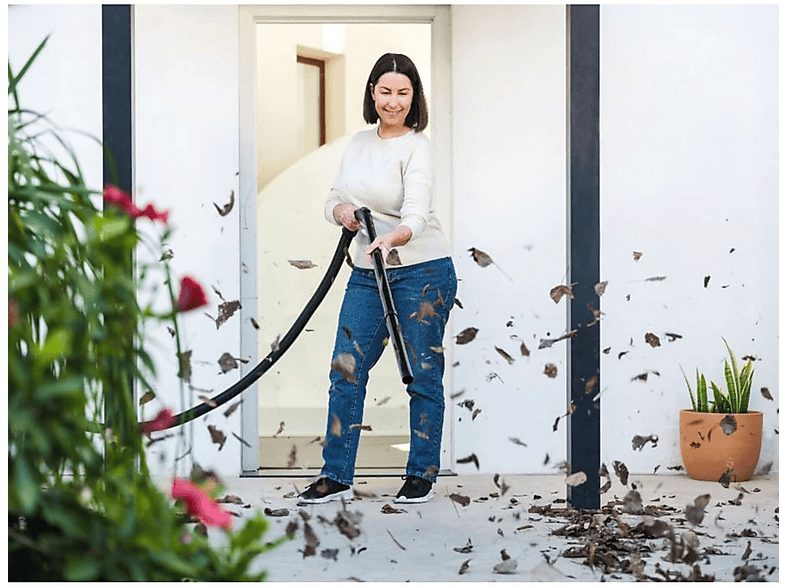 Aspirador con bolsa - NILFISK 18451129, 1200 W, Potencia de succión 250 W, Depósito 18 l, Inox — foto 2