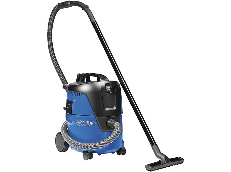 Aspirador con bolsa - NILFISK AERO 21-01 PC, 1250 W, Potencia de succión 21 kPa, Depósito 3600 l, Inox