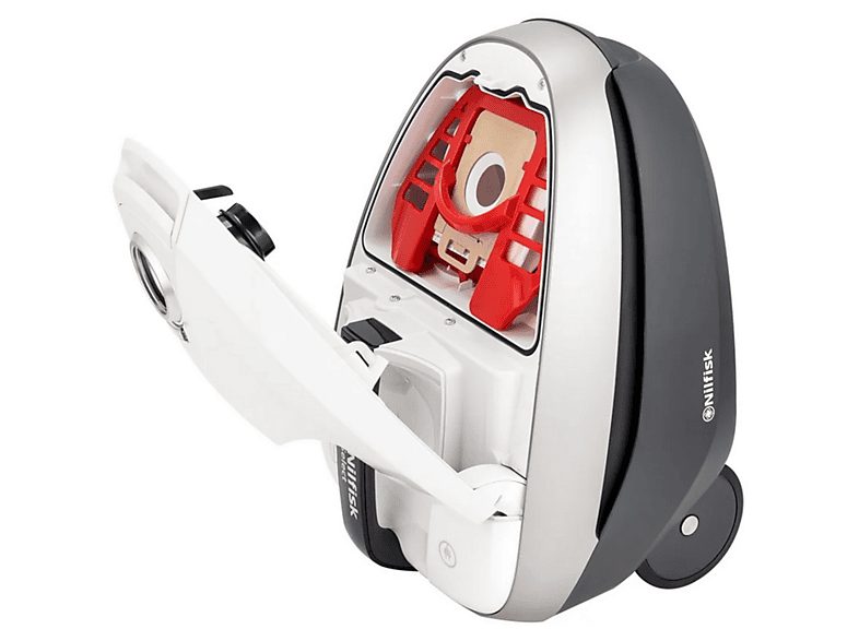 Aspirador con bolsa - NILFISK NILFISK Select Classic White, 650 W, Potencia de succión 270 AirWatt, Depósito 3,1 l, Blanco — foto 4