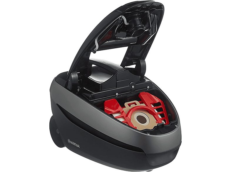 Aspirador con bolsa - Nilfisk Select Classic, 650 W, 3.1 l, Negro — foto 3