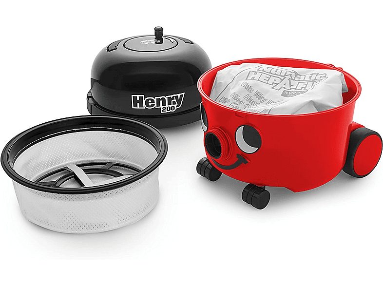 Aspirador con bolsa - NUMATIC 900004, 620 W, Depósito 9 l, Rojo — foto 5