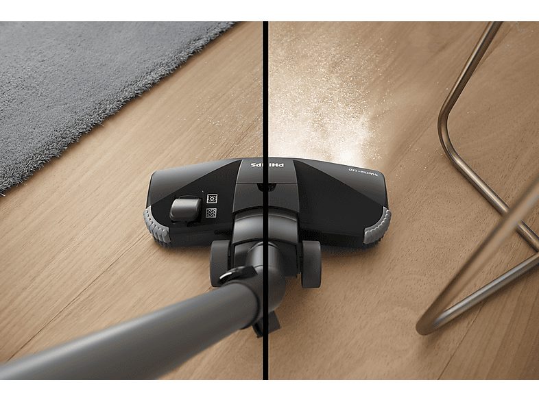 Aspirador con bolsa - PHILIPS 8000 series XD8152/12, 900 W, Depósito 4 l, Gris, Metálico — foto 4