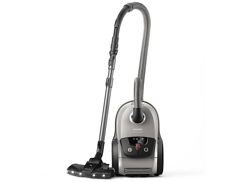 Aspirador con bolsa - PHILIPS 8000 series XD8152/12, 900 W, Depósito 4 l, Gris, Metálico — foto 9