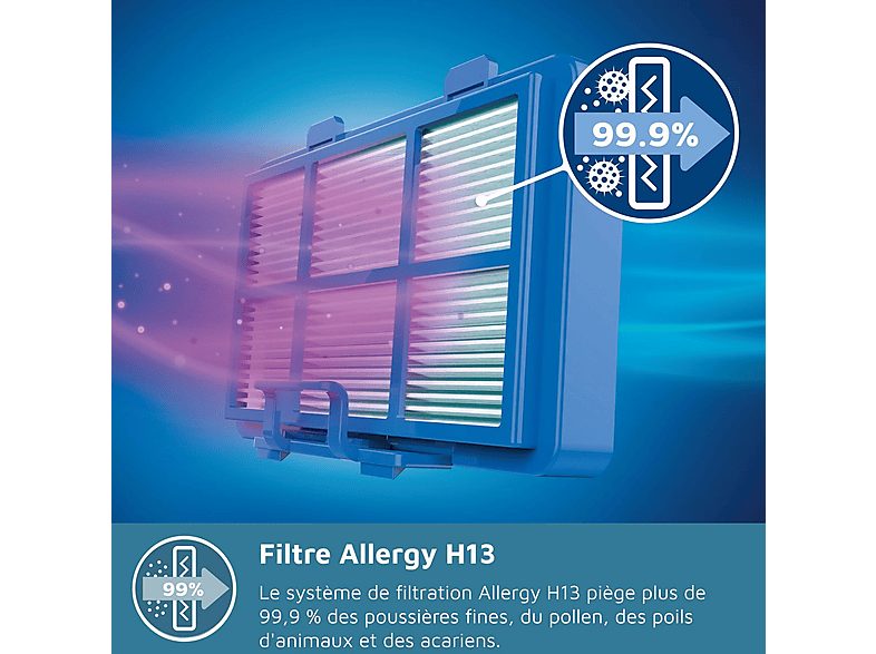 Aspirador con bolsa - PHILIPS XD3112/09, 900 W, Potencia de succión 900 W, Depósito 3 l, Negro — foto 7