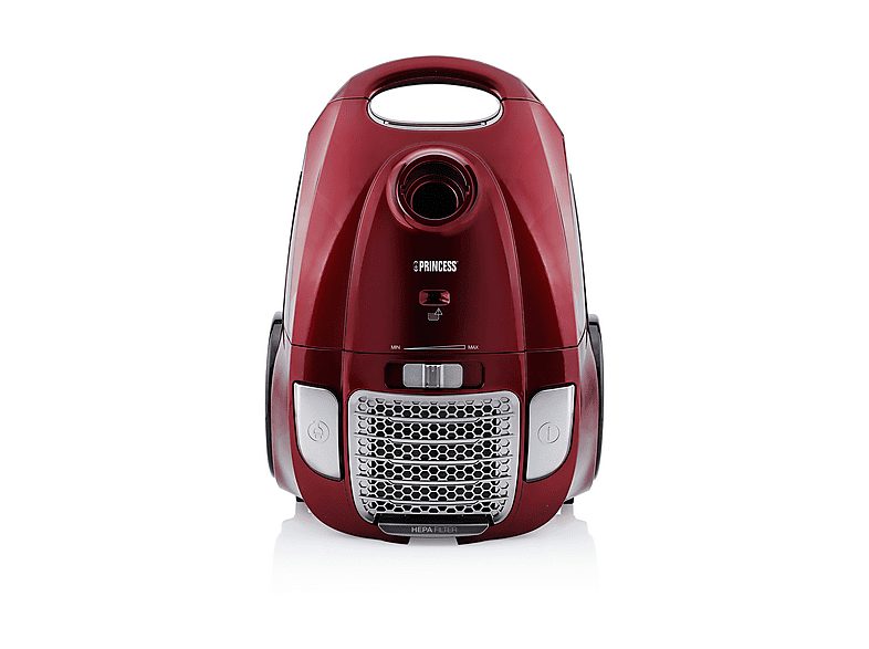 Aspirador con bolsa - PRINCESS 01.333001.01.001, 700 W, Potencia de succión 700 W, Depósito 3 l, Rojo — foto 7