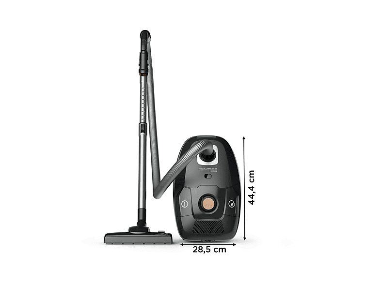 Aspirador con bolsa - Rowenta Green Force RO6189, 400 W, 4.5 L, Motor Effitech® bajo consumo, Filtrado HEPA, Radio 12 m, ECO, Especial Mascotas, Negro — foto 4