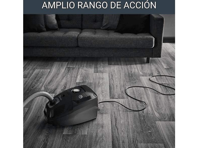 Aspirador con bolsa - Rowenta Green Force RO6189, 400 W, 4.5 L, Motor Effitech® bajo consumo, Filtrado HEPA, Radio 12 m, ECO, Especial Mascotas, Negro — foto 5