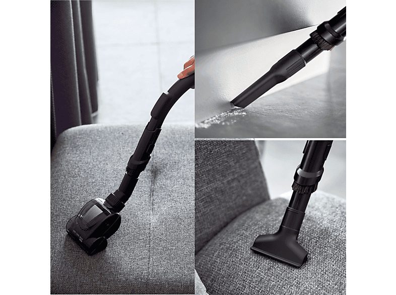 Aspirador con bolsa - Rowenta Green Force RO6189, 400 W, 4.5 L, Motor Effitech® bajo consumo, Filtrado HEPA, Radio 12 m, ECO, Especial Mascotas, Negro — foto 9