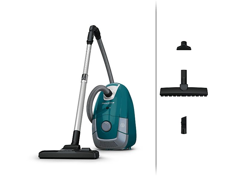 Aspirador con bolsa - ROWENTA RO3143EA, 900 W, Potencia de succión 900 W, Depósito 4,5 l, Azul