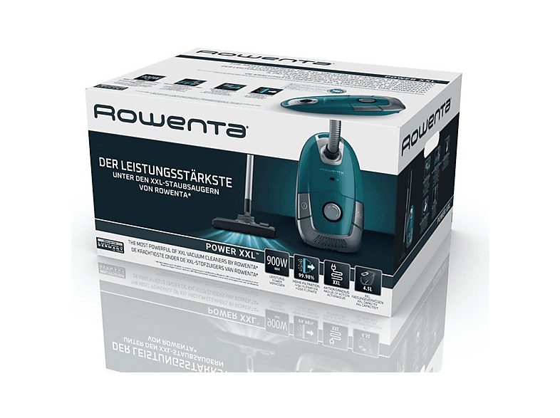Aspirador con bolsa - ROWENTA RO3143EA, 900 W, Potencia de succión 900 W, Depósito 4,5 l, Azul — foto 8
