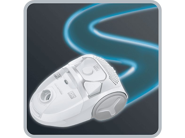 Aspirador con bolsa - ROWENTA RO3927, 750 W, Potencia de succión 750 W, Depósito 3 l, Blanco — foto 6