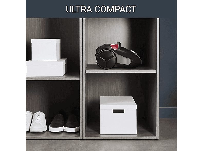 Aspirador con bolsa - ROWENTA RO3955EA, 900 W, Depósito 3 l, Negro, Rojo — foto 3