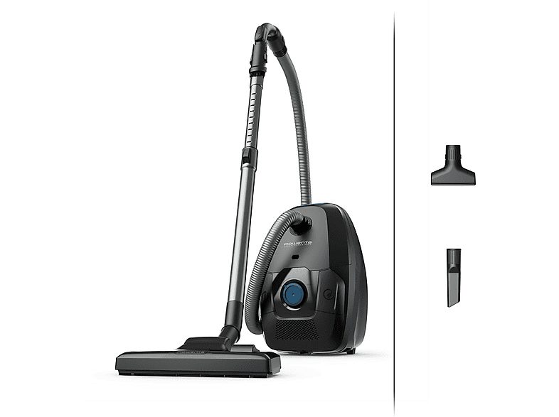 Aspirador con bolsa - ROWENTA RO4931EA, 900 W, Depósito 4,5 l, Negro