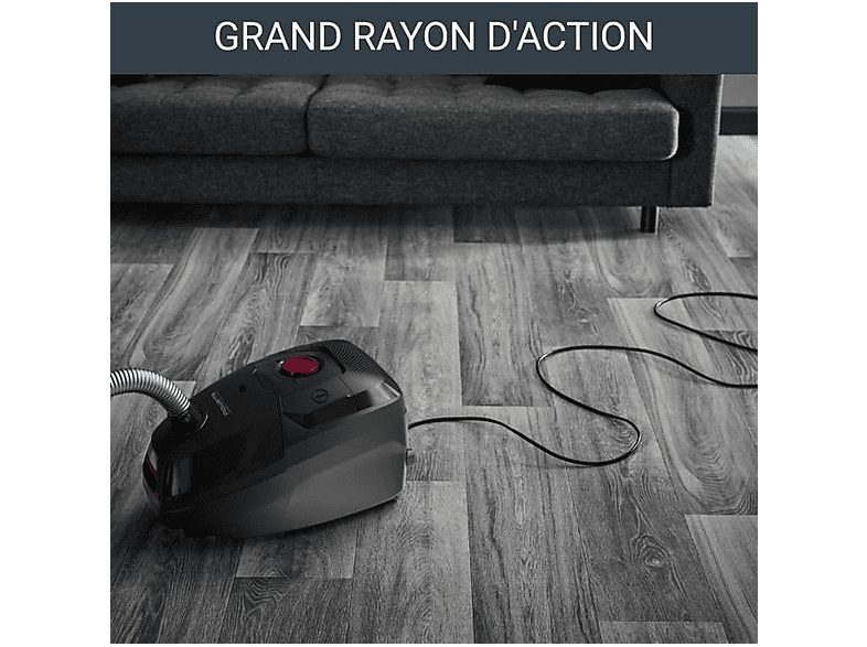 Aspirador con bolsa - ROWENTA RO4933EA, 900 W, Depósito 4,5 l, Negro — foto 4