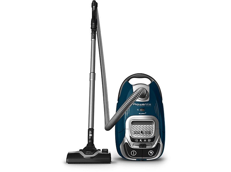 Aspirador con bolsa - ROWENTA RO7451EA, 400 W, Depósito 4,5 l, Azul — foto 2