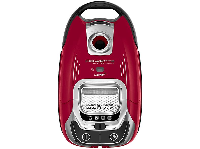 Aspirador con bolsa - ROWENTA RO7473EA, 400 W, Depósito 4,5 l, Rojo — foto 2
