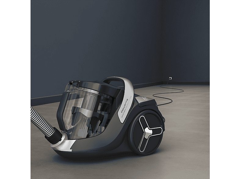 Aspirador con bolsa - ROWENTA RO7C66EA, 500 W, Depósito 2,5 l, Negro, Gris claro — foto 5