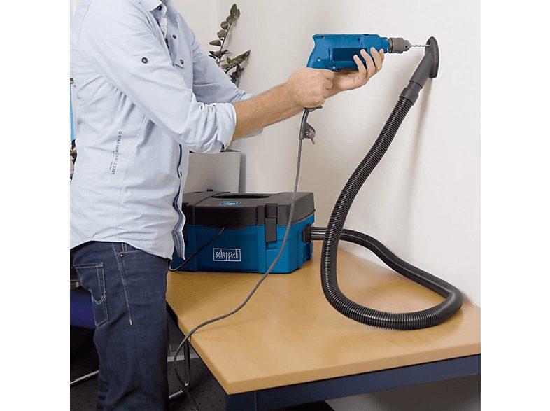 Aspirador con bolsa - SCHEPPACH 5906301901, 1250 W, Depósito 5 l, Negro — foto 3