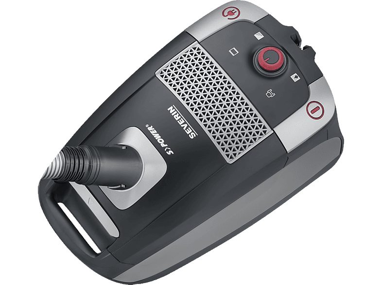 Aspirador con bolsa - SEVERIN BC 7052, 850 W, Depósito 4 l, Negro — foto 2