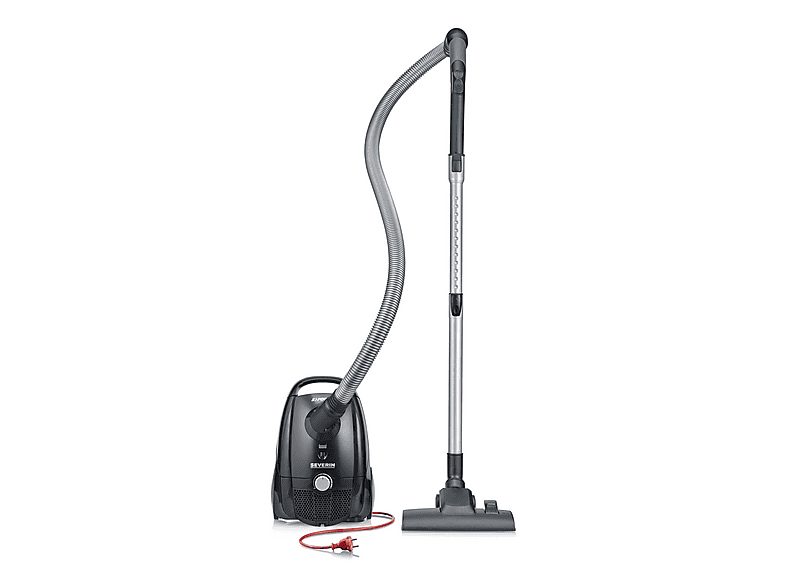 SEVERIN Aspirador con bolsa - SEVERIN BC 9588, 750 W, Depósito 2 l, Negro