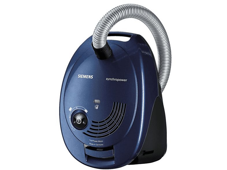 Aspirador con bolsa - SIEMENS VS06A111, 600 W, Depósito 4 l, Azul — foto 2