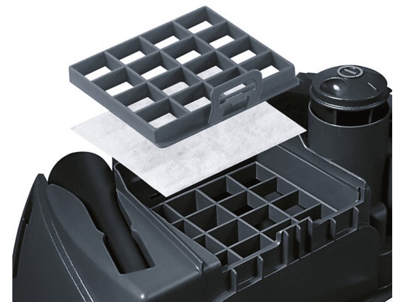 Aspirador con bolsa - SIEMENS VS06A111, 600 W, Depósito 4 l, Azul — foto 3