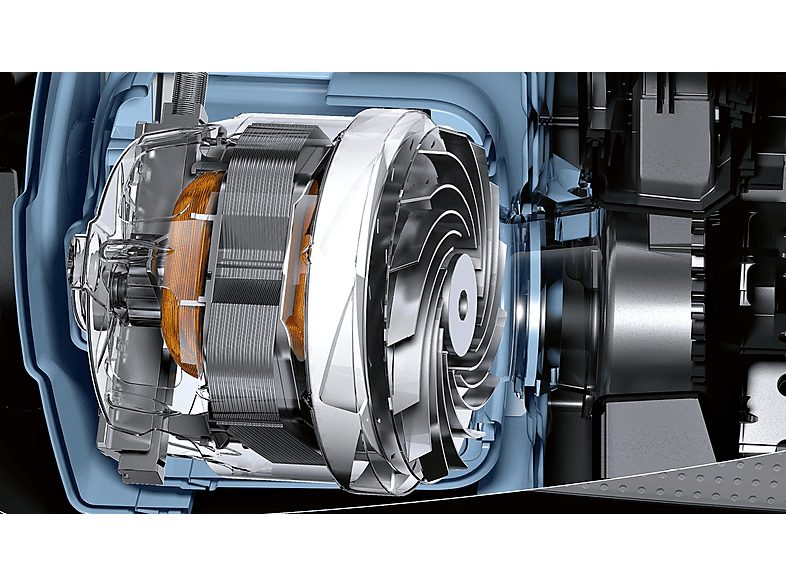 Aspirador con bolsa - SIEMENS VS06A111, 600 W, Depósito 4 l, Azul — foto 7