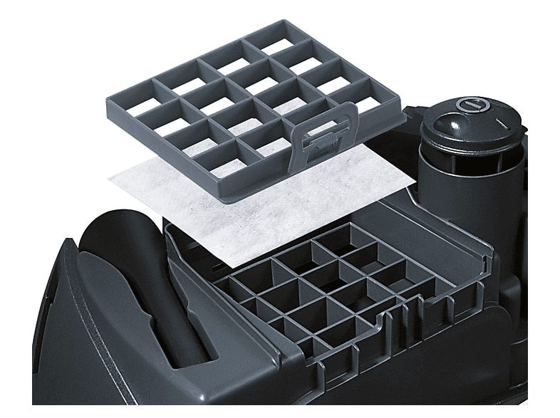 Aspirador con bolsa - SIEMENS VS06B1110, 700 W, Potencia de succión 700 W, Depósito 4 l, Azul — foto 2