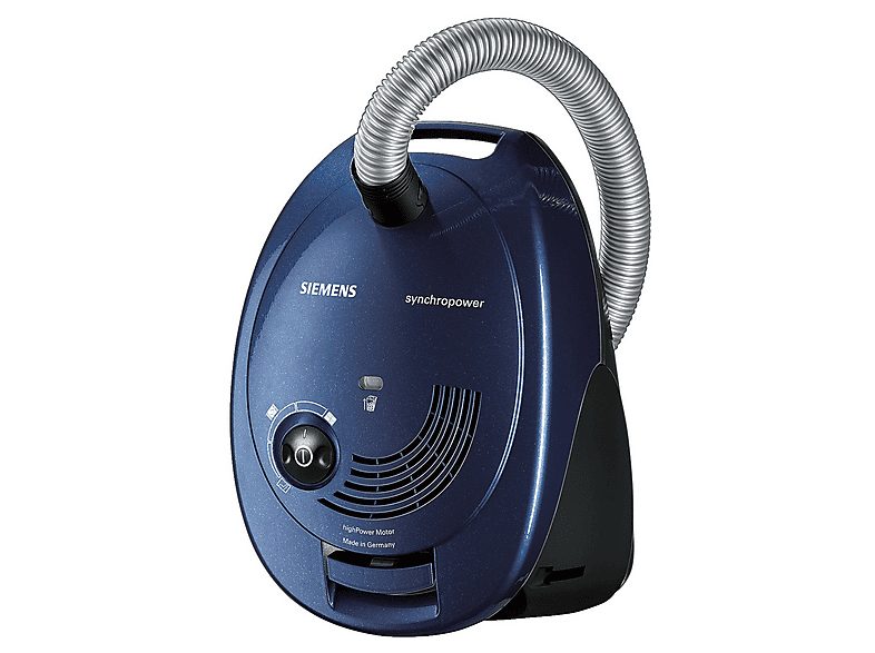 Aspirador con bolsa - SIEMENS VS06B1110, 700 W, Potencia de succión 700 W, Depósito 4 l, Azul — foto 3