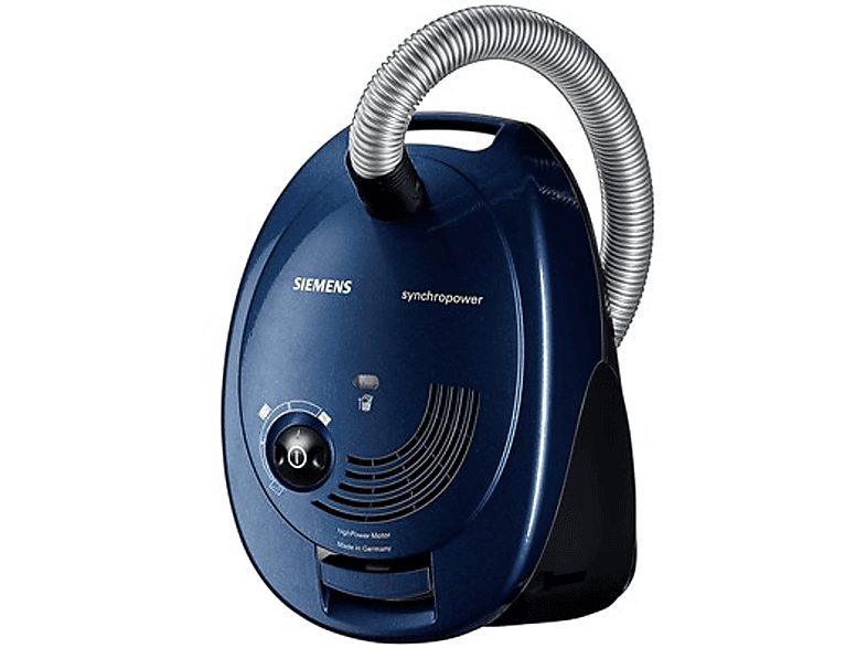 Aspirador con bolsa - SIEMENS VS06B1110, 700 W, Potencia de succión 700 W, Depósito 4 l, Azul — foto 5