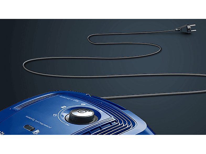 Aspirador con bolsa - SIEMENS VSC3320, 600 W, Depósito 4 l, Azul — foto 7