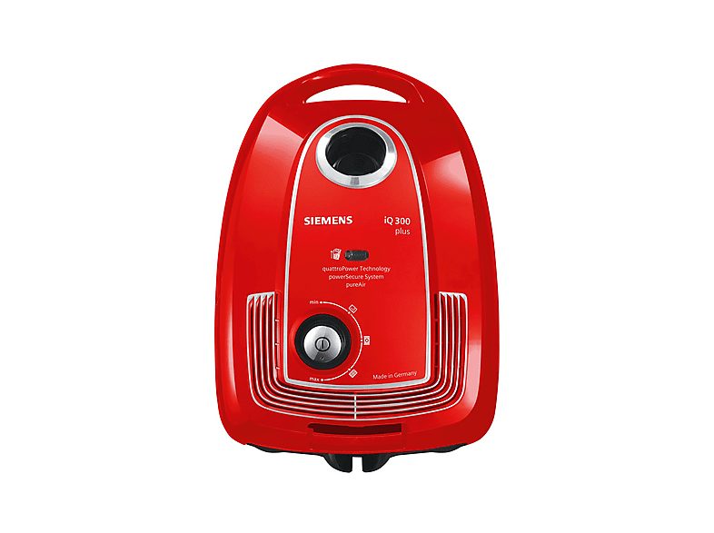 Aspirador con bolsa - SIEMENS VSP3AAAA, 750 W, Depósito 4 l, Rojo — foto 3