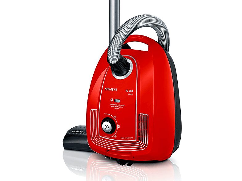 Aspirador con bolsa - SIEMENS VSP3AAAA, 750 W, Depósito 4 l, Rojo — foto 4