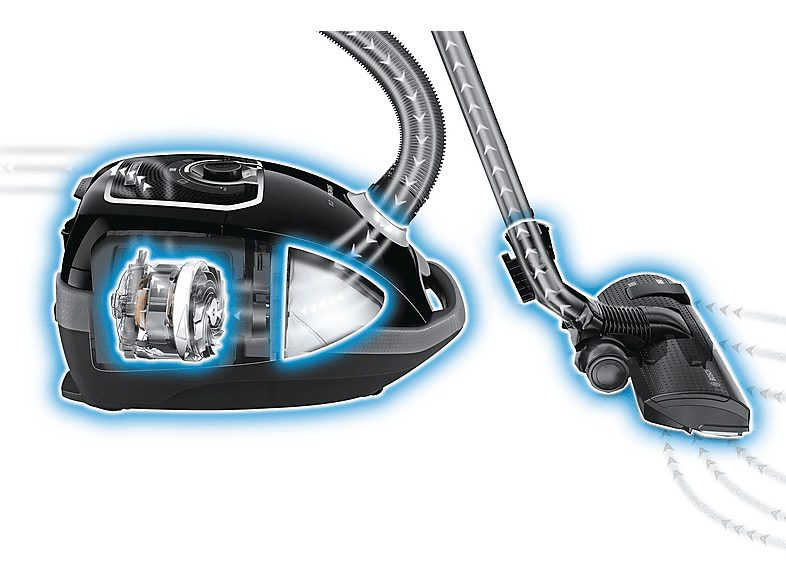 Aspirador con bolsa - SIEMENS VSZ7442S, 650 W, Depósito 5 l, Blanco — foto 4