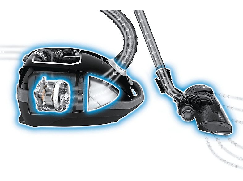 Aspirador con bolsa - SIEMENS VSZ7442S, 650 W, Depósito 5 l, Blanco — foto 6