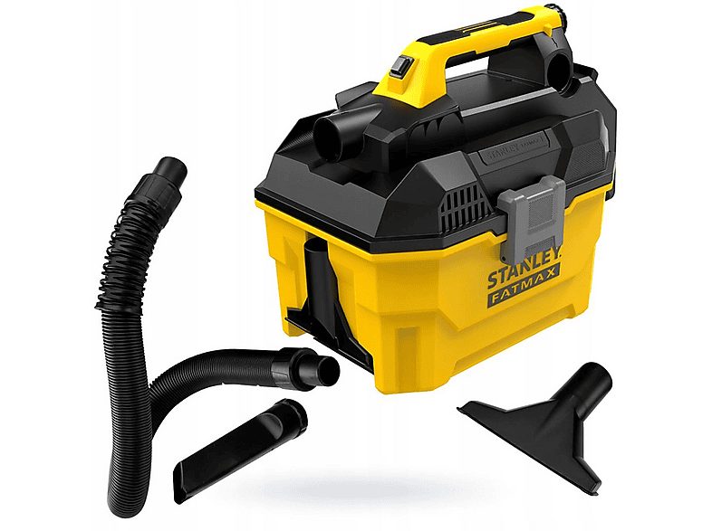 Aspirador con bolsa - STANLEY SFMCV002B-XJ, 18 W, Potencia de succión 350 W, Depósito 7,5 l, Inox — foto 4