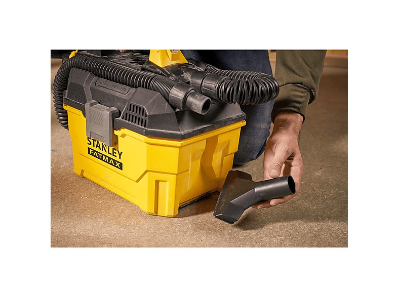 Aspirador con bolsa - STANLEY SFMCV002B-XJ, 18 W, Potencia de succión 350 W, Depósito 7,5 l, Inox — foto 6