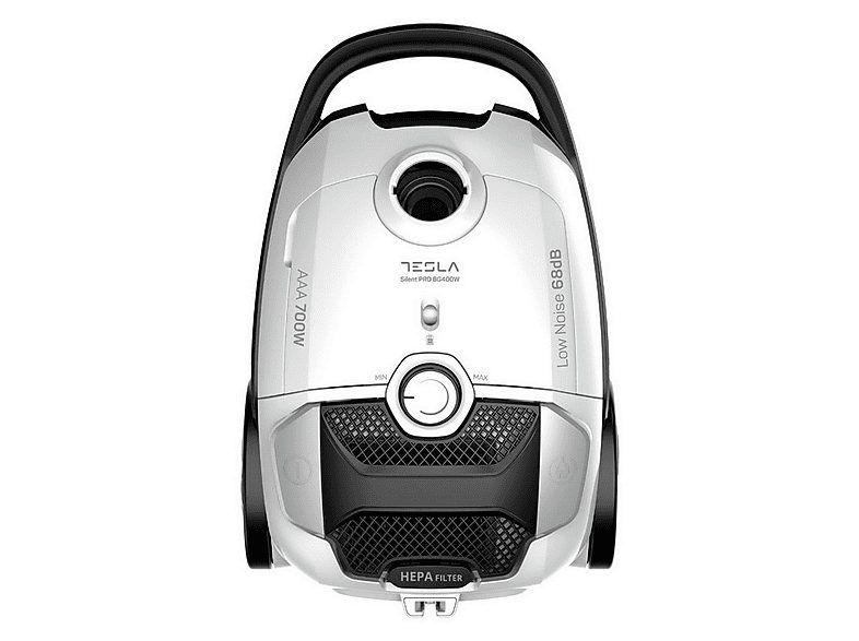 TESLA Aspirador con bolsa - TESLA BG400W, 700 W, Depósito 3 l, Blanco