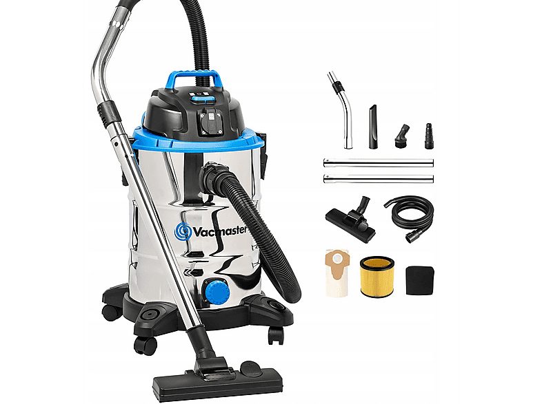 Aspirador con bolsa - VACMASTER VQ1530SFDC-03, 1500 W, Depósito 30 l, Inox — foto 3