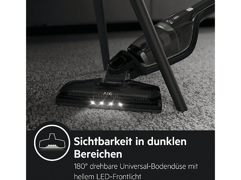 Aspirador de mano - AEG CX7-2-45MÖ, 18,5 W, Potencia de succión 18,5 AirWatt, Depósito 500 ml, Autonomía 45 min, Negro — foto 8