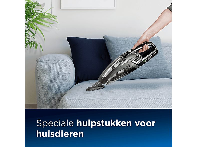 Aspirador de mano - BISSELL 2278N MPN, 14,4 V, Potencia de succión 25 W, Depósito 0,65 l, Autonomía 15.0 min, Negro — foto 2