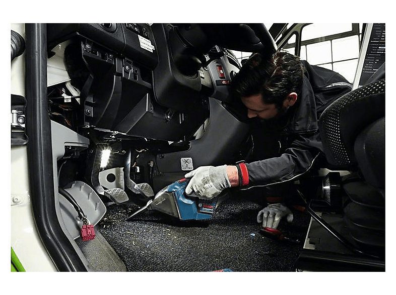 Aspirador de mano - BOSCH 06019E3001, 30 W, Depósito 0,35 l, Azul — foto 3