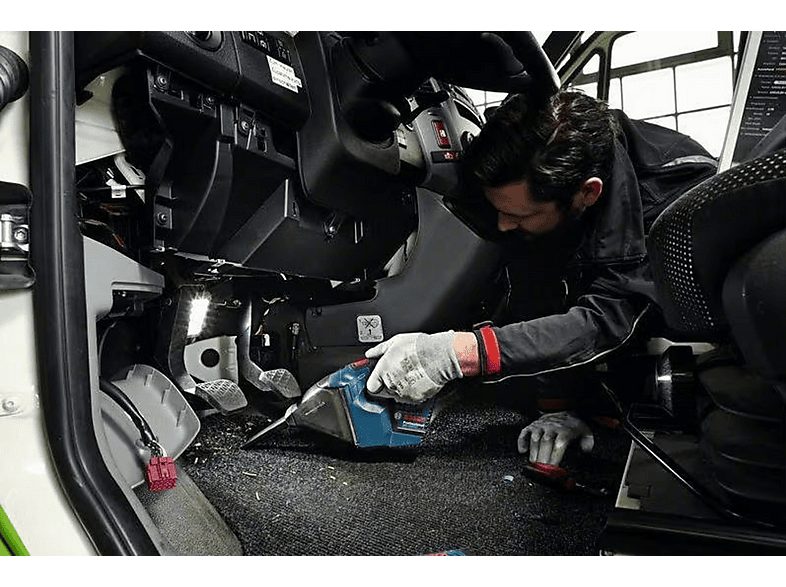 Aspirador de mano - BOSCH 06019E3001, 30 W, Depósito 0,35 l, Azul — foto 8