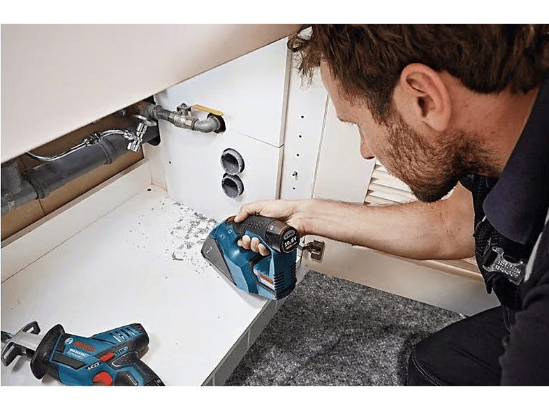 Aspirador de mano - BOSCH 06019E3001, 30 W, Depósito 0,35 l, Azul — foto 9