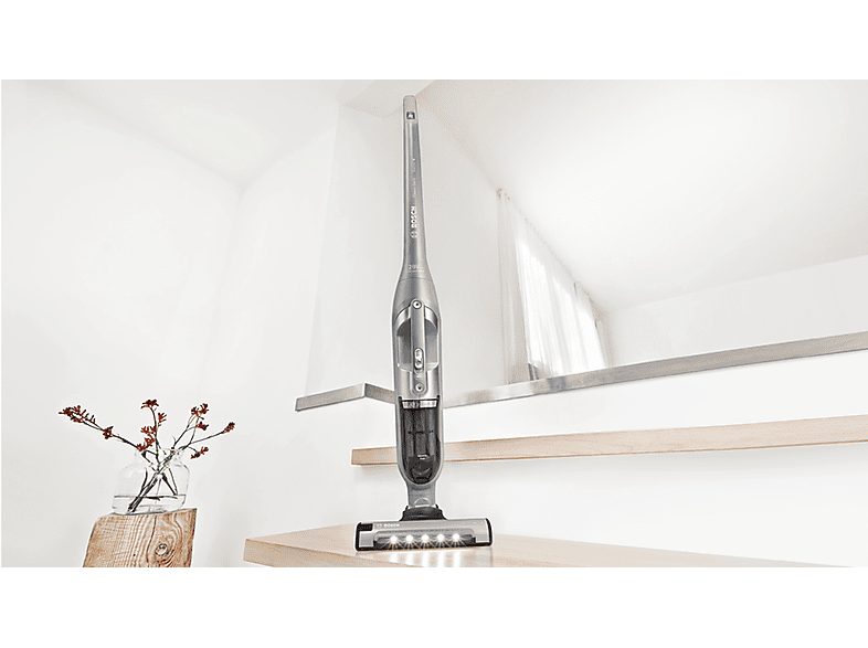 Aspirador de mano - BOSCH AKLBB1612370930, Depósito 0,4 l, Autonomía 55 min, Gris — foto 2