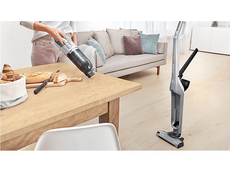 Aspirador de mano - BOSCH AKLBB1612370930, Depósito 0,4 l, Autonomía 55 min, Gris — foto 5